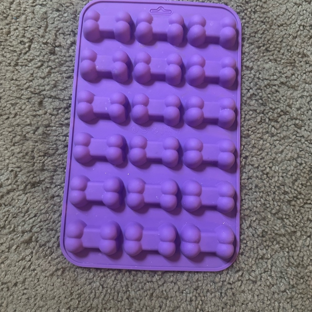 Amazon Purple Dog Bone Silicone Mold